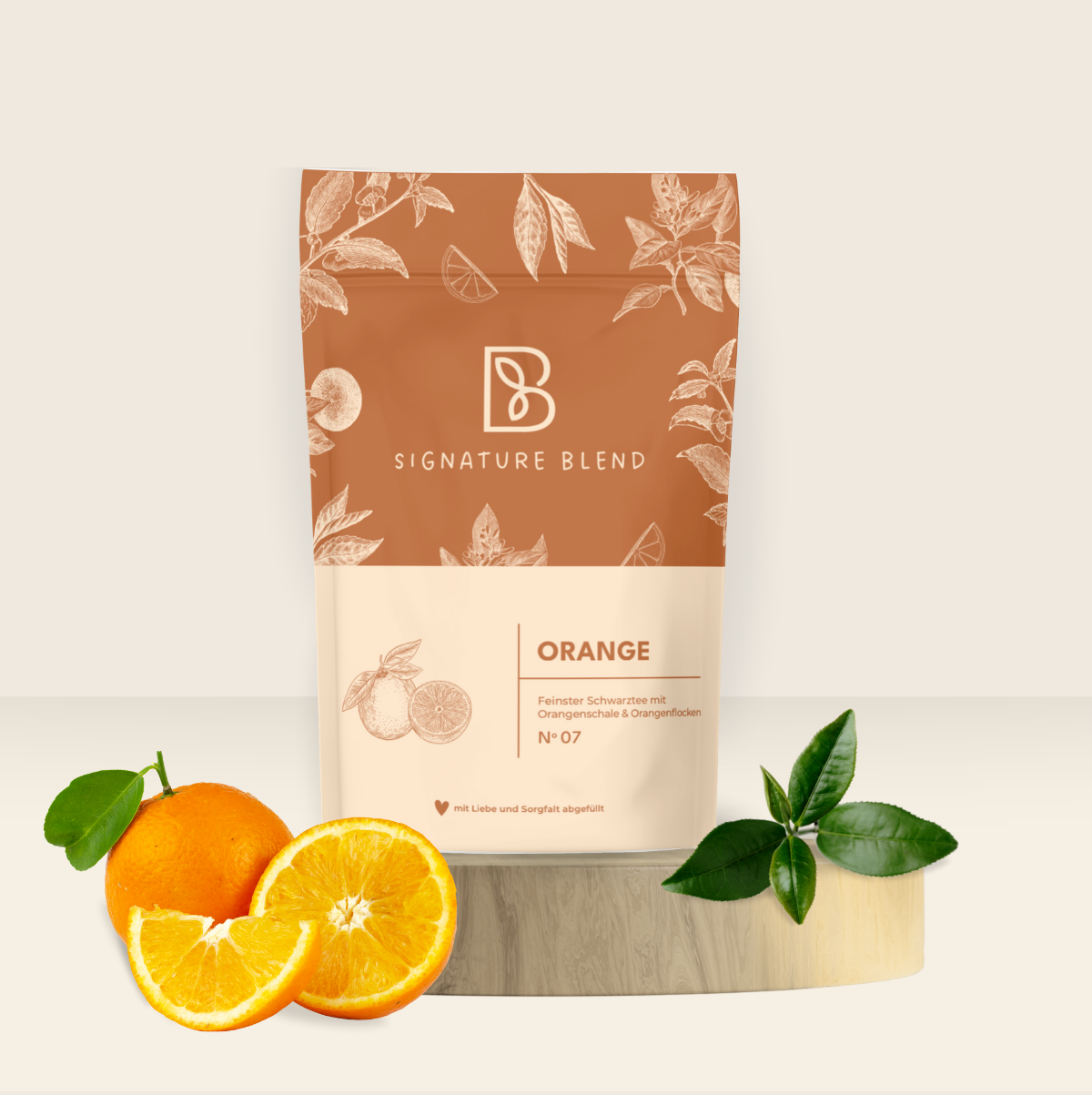 Schwarztee Süsse Orange