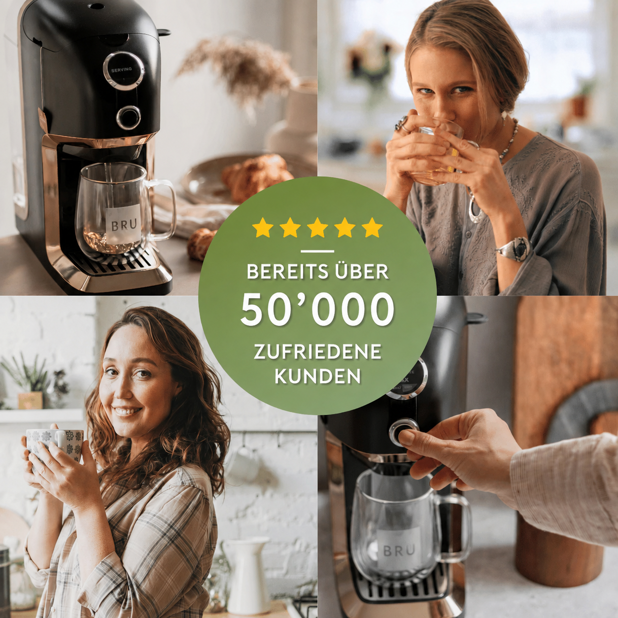 BRU Teemaschine + 50 CHF Teegutschein