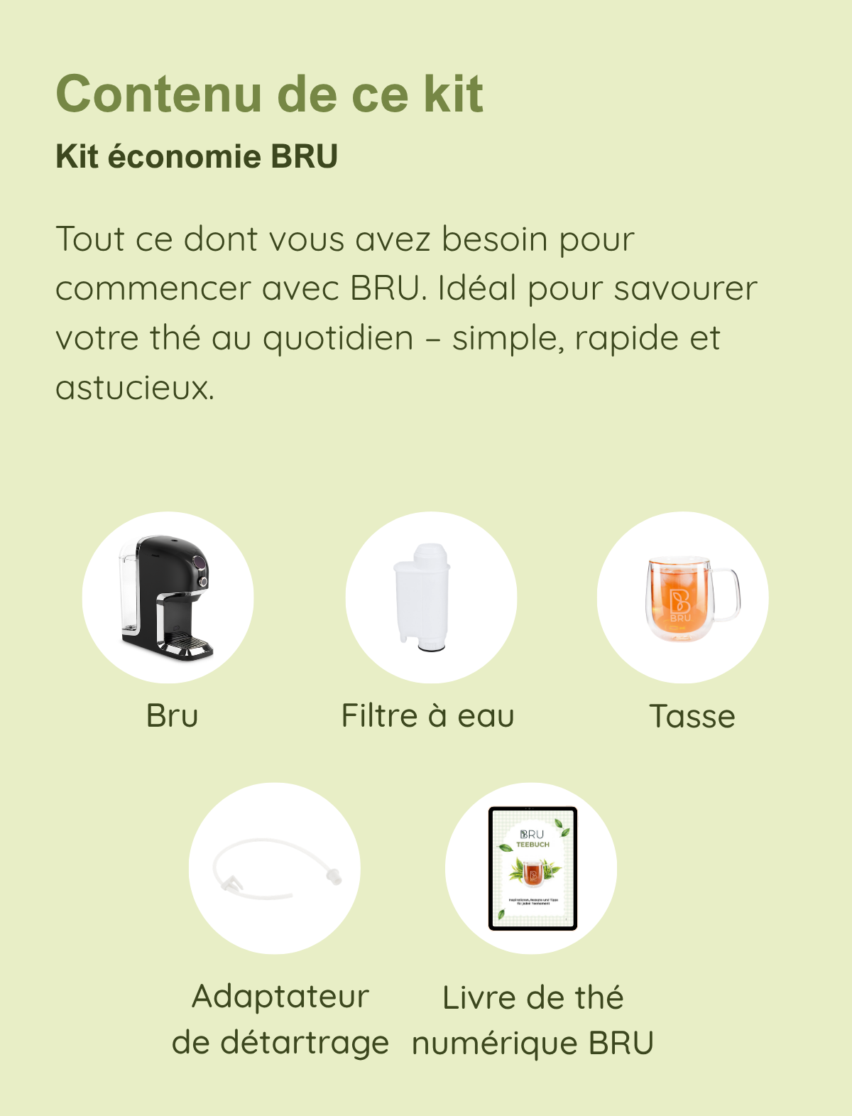 Kit de démarrage BRU