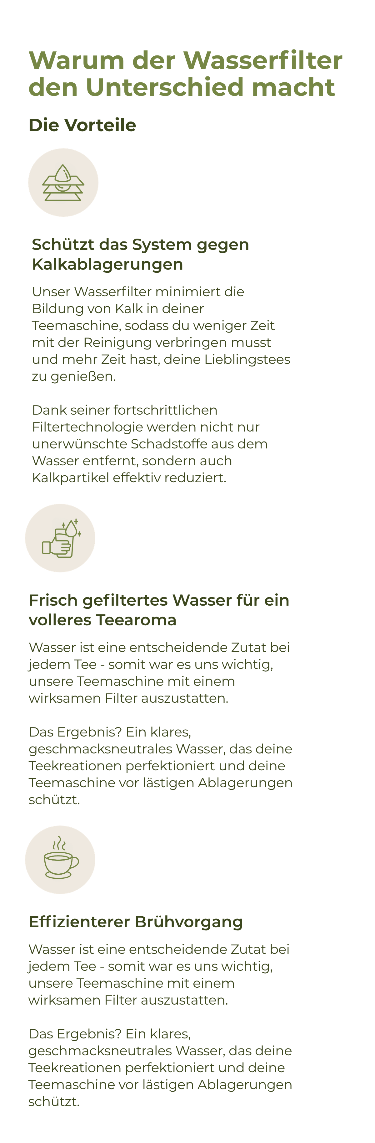BRU Wasserfilter Einbau